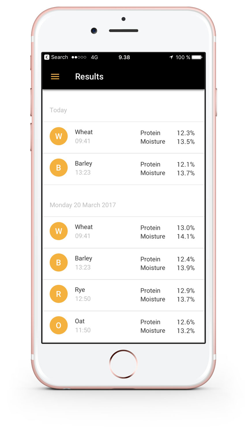 GrainSense мобилно приложение